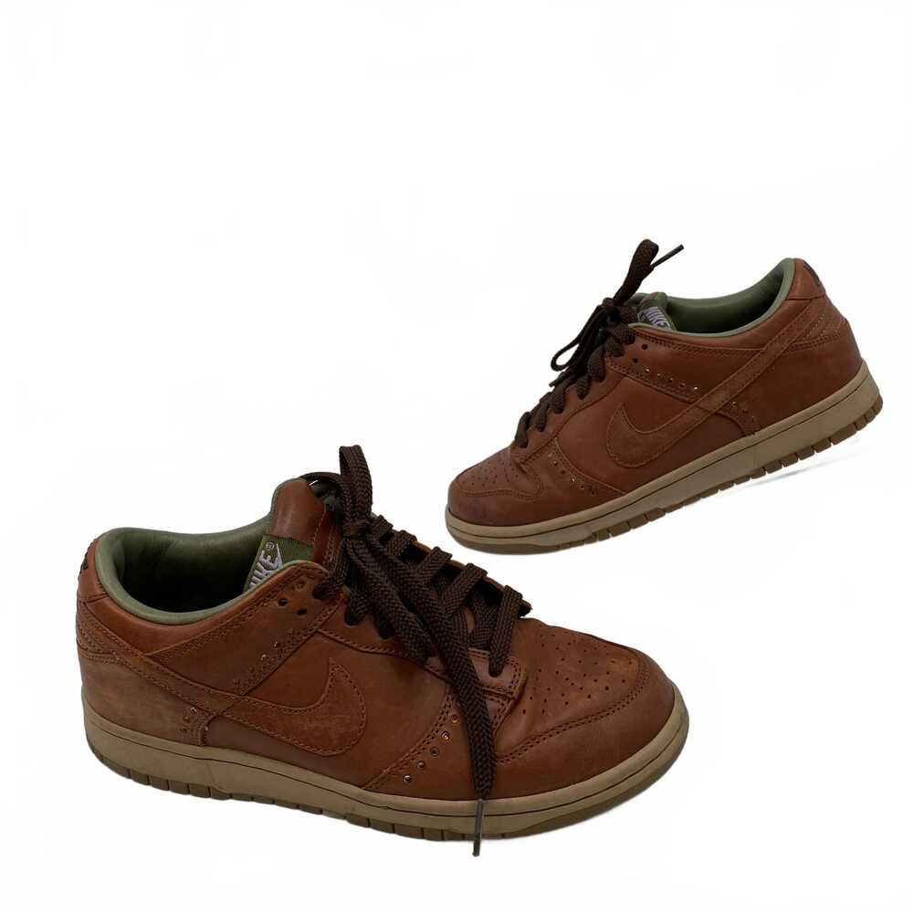 Nike Brown Sneakers Premium Dunk Low-Cut | Womens 8.5